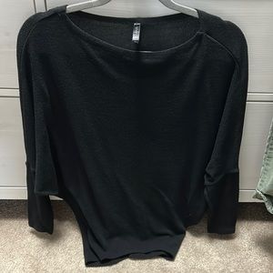 Black dolman top